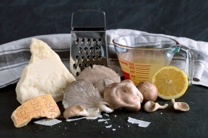 braised mushrooms parmigiano