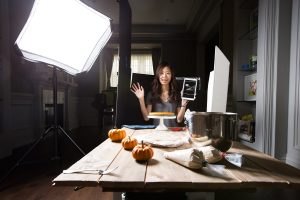 Food photography behind the scenes